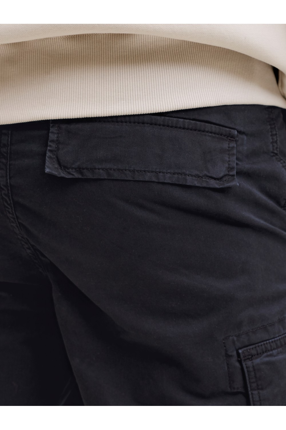 JACK & JONES TCOLE FRANK CARGO SHORTS MID SN BLACK 12291369