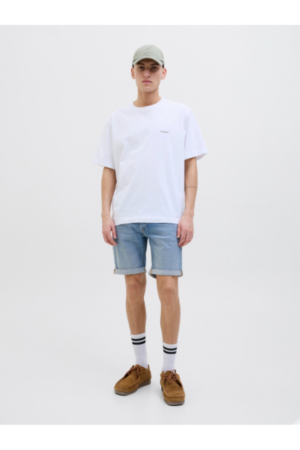 JACK & JONES RICK JJBASIC SHORTS AT BLUE DENIM 12269496