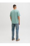 JACK & JONES LOGO TEE SS O-NECK 2 COL SS26 MINERAL BLUE 12288016