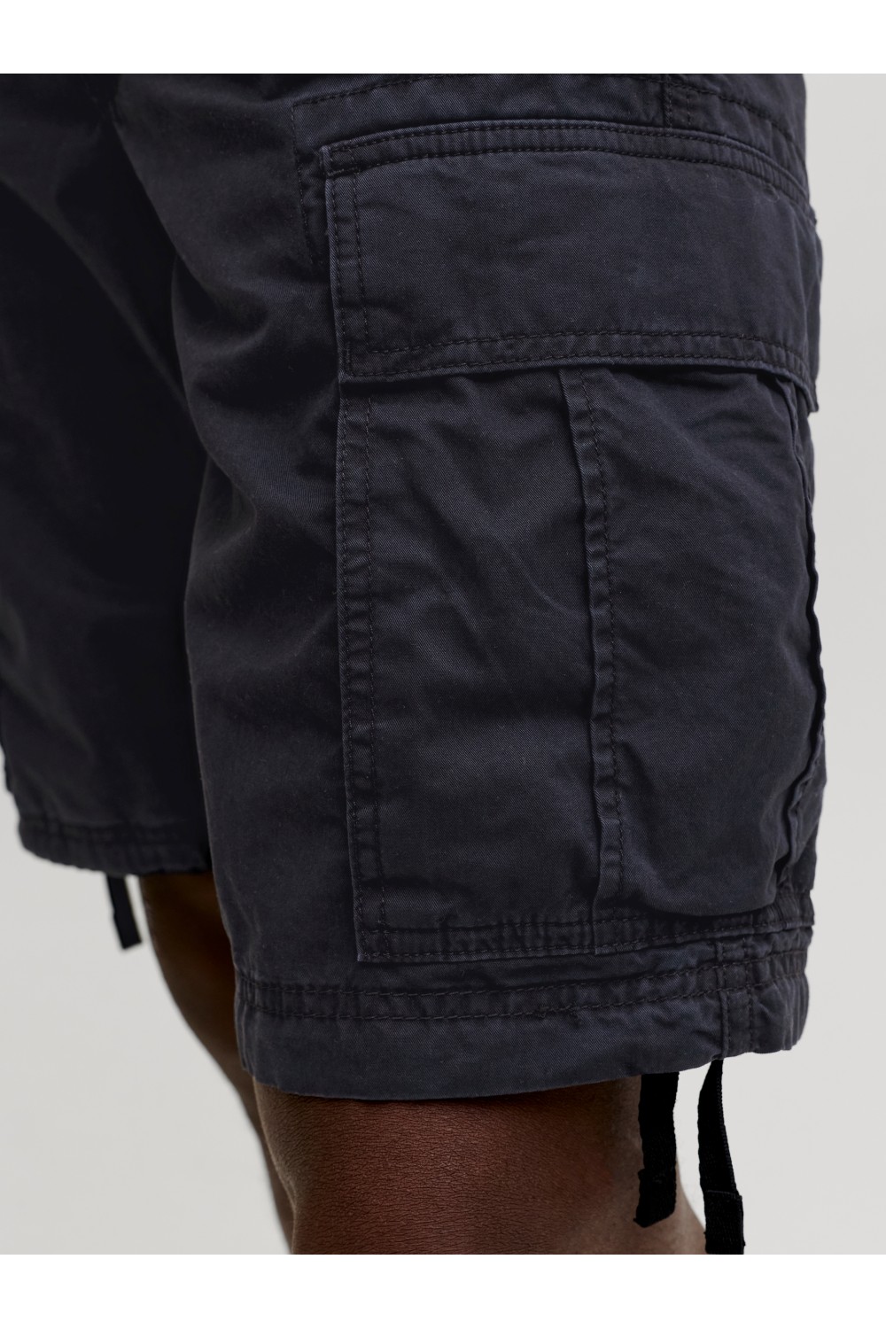 JACK & JONES TCOLE FRANK CARGO SHORTS MID SN BLACK 12291369