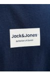 JACK & JONES FRANK TEE SS CREW NECK NAVY BLAZER 12288092