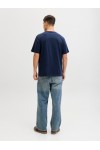 JACK & JONES FRANK TEE SS CREW NECK NAVY BLAZER 12288092