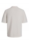 JACK & JONES CHRIS KNIT RESORT SS CLOUD DANCER 12288537