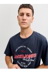 JACK & JONES LOGO TEE SS O-NECK 2 COL SS26 SKY CAPTAIN 12288016