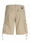 JACK & JONES TCOLE FRANK CARGO SHORTS MID SN CROCKERY 12291369