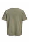 JACK & JONES FRANK TEE SS CREW NECK VETIVER 12288092