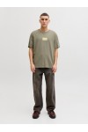 JACK & JONES FRANK TEE SS CREW NECK VETIVER 12288092