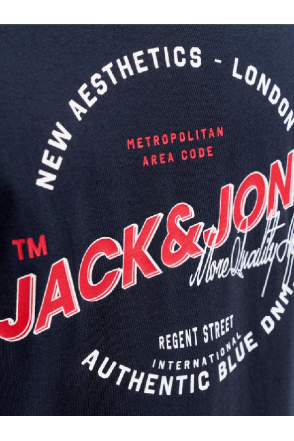 JACK & JONES LOGO TEE SS O-NECK 2 COL SS26 SKY CAPTAIN 12288016