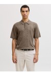 JACK & JONES WILLIAM STRUCTURE KNIT POLO SS SN MOREL 12291042