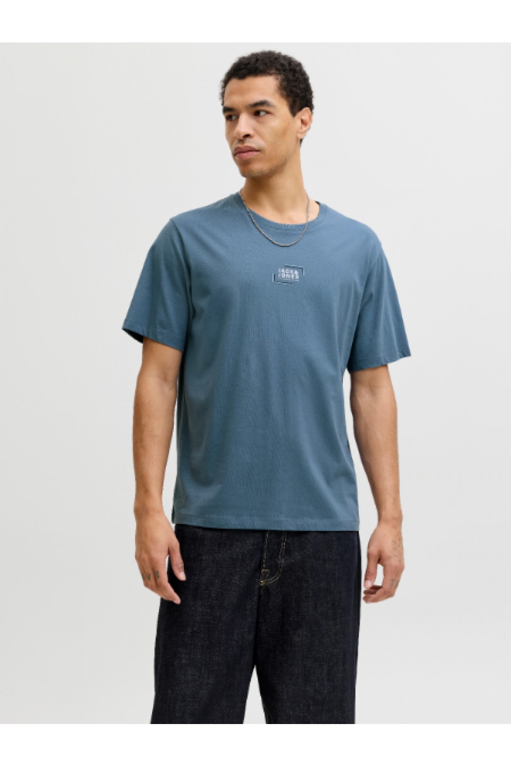 JACK & JONES CORP GRAPHIC TEE SS O-NECK BLUE MIRAGE 12268415