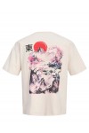 JACK & JONES TEE SSCREW NECK TG MOONBEAM 12303537