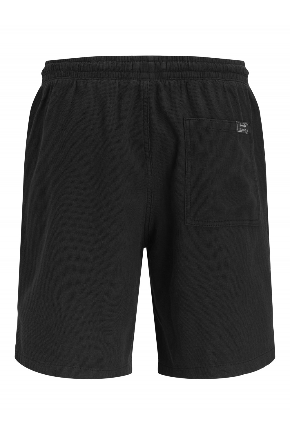 JACK & JONES GLOBAL WAFFLE SET SHIRT-SHORTS BLACK 12295551