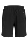JACK & JONES GLOBAL WAFFLE SET SHIRT-SHORTS BLACK 12295551