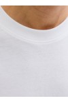 JACK & JONES BRANDON TEE SS CREW NECK BRIGHT WHITE 12288113