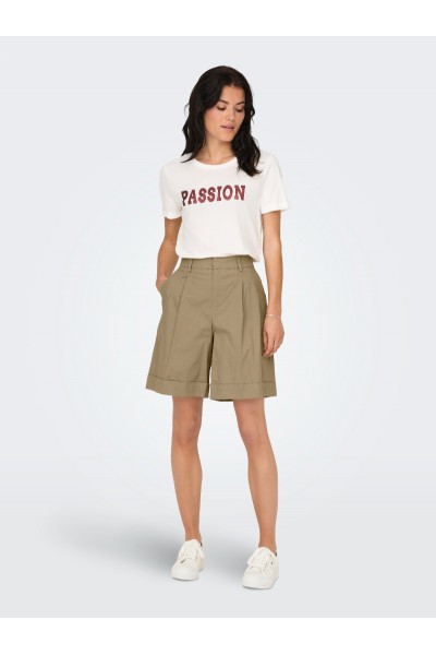 ONLY ROSALIE HW BERMUDA SHORTS PNT NOOS AMPHORA 15328121