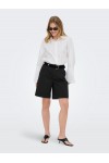 ONLY ROSALIE HW BERMUDA SHORTS PNT NOOS BLACK 15328121