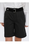 ONLY ROSALIE HW BERMUDA SHORTS PNT NOOS BLACK 15328121