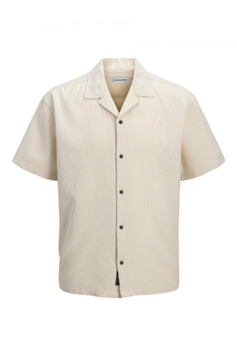 JACK & JONES GLOBAL WAFFLE RESORT SHIRT MOONBEAM 12295551