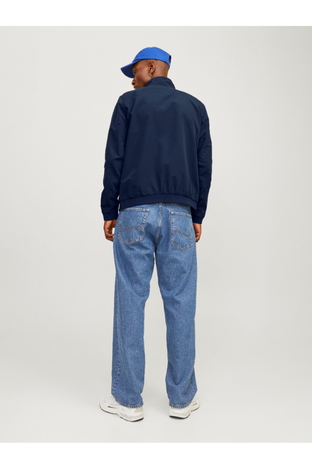 JACK & JONES JERUSH HARRNIGTON BOMBER NAVY BLAZER 12204277