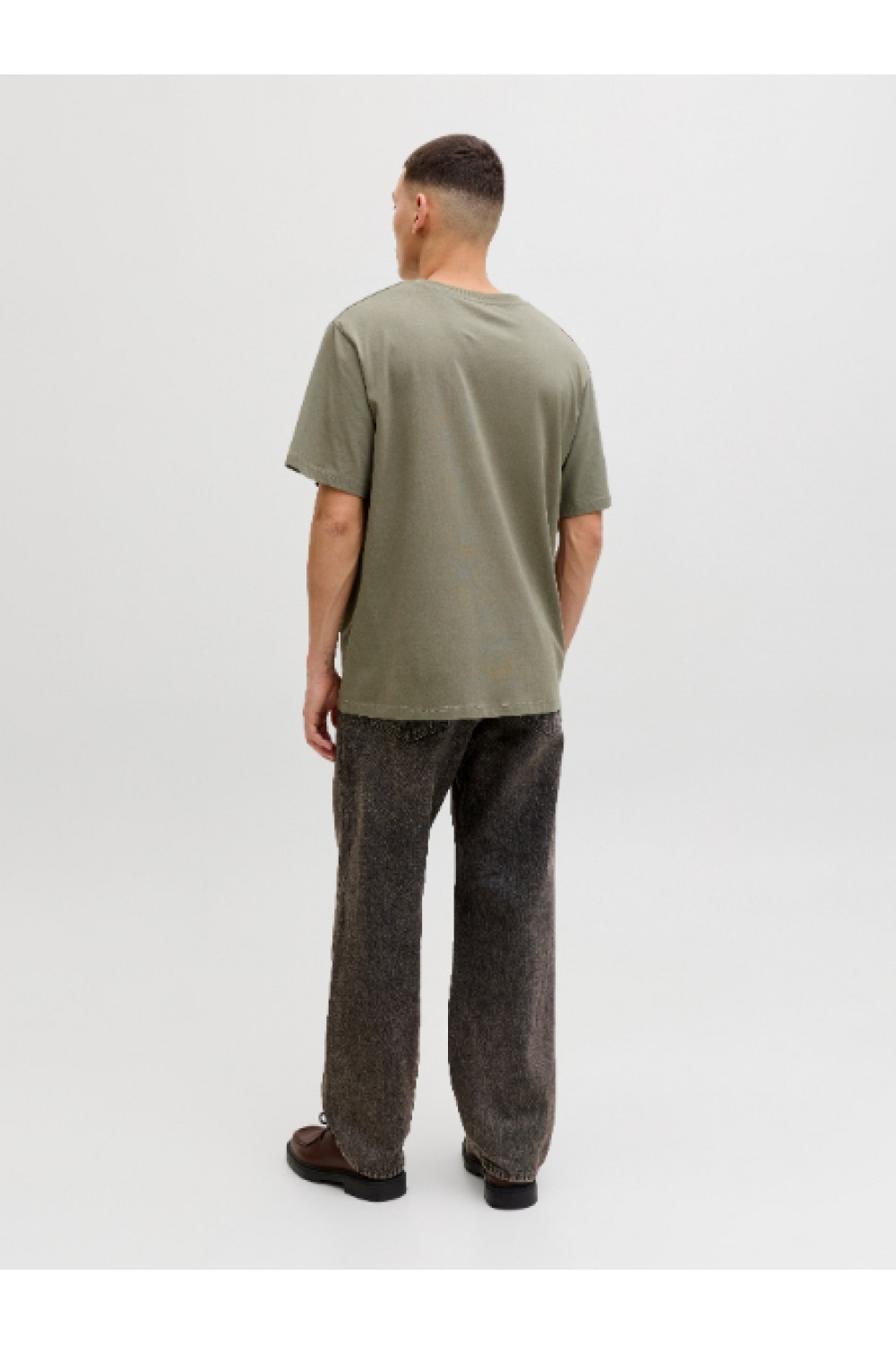 JACK & JONES FRANK TEE SS CREW NECK VETIVER 12288092
