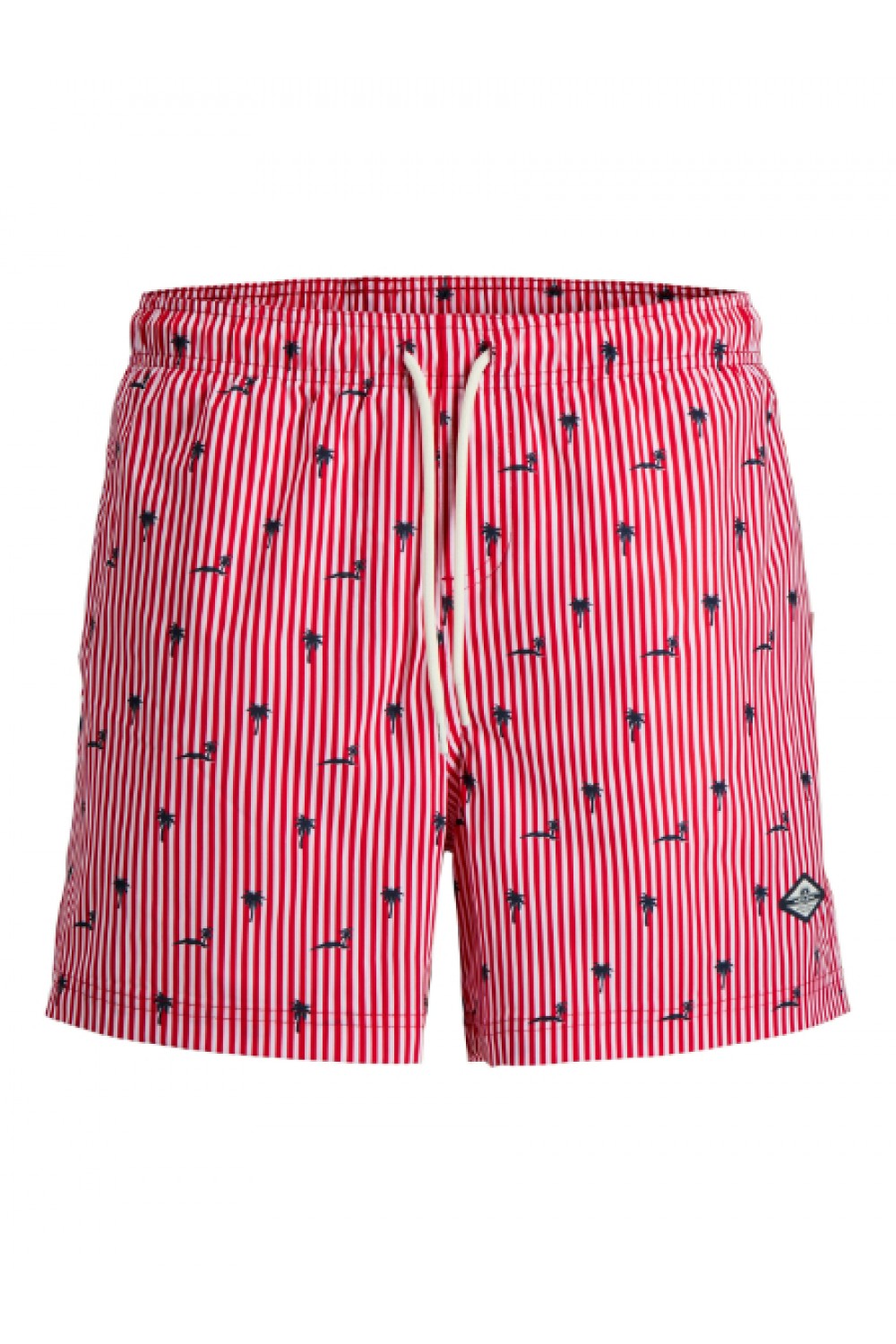 JACK & JONES STMAUI BREEZE MINI STRIPE SWIM SRT SN TRUE RED 12291425