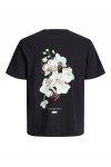 JACK & JONES BALI TEE SS CREW NECK BLACK 12288091