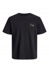JACK & JONES BALI TEE SS CREW NECK BLACK 12288091