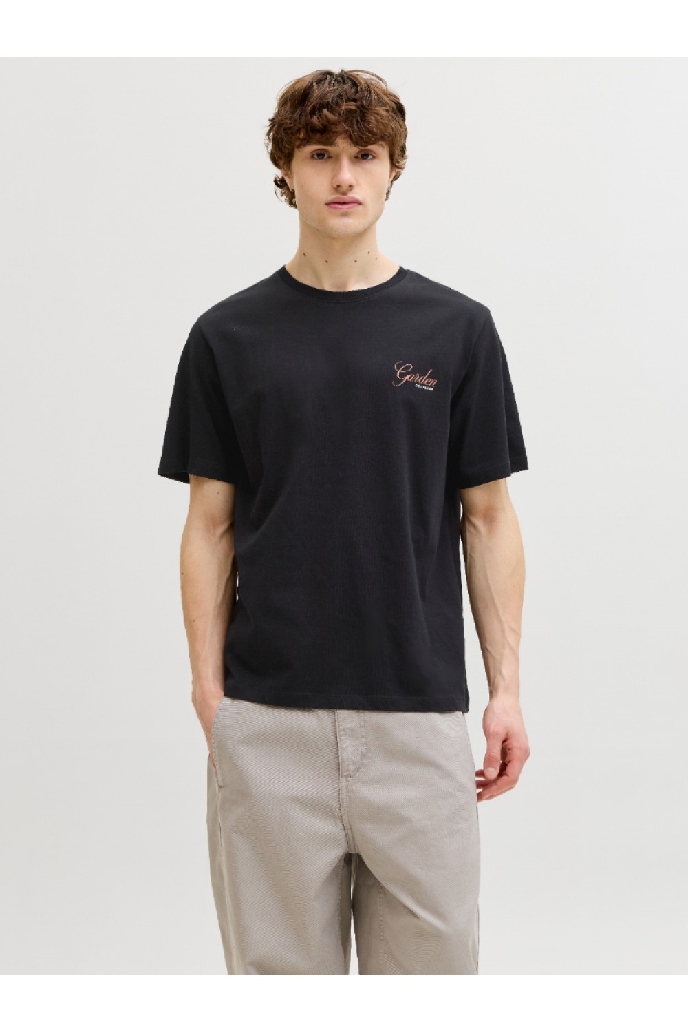 JACK & JONES BALI TEE SS CREW NECK BLACK 12288091