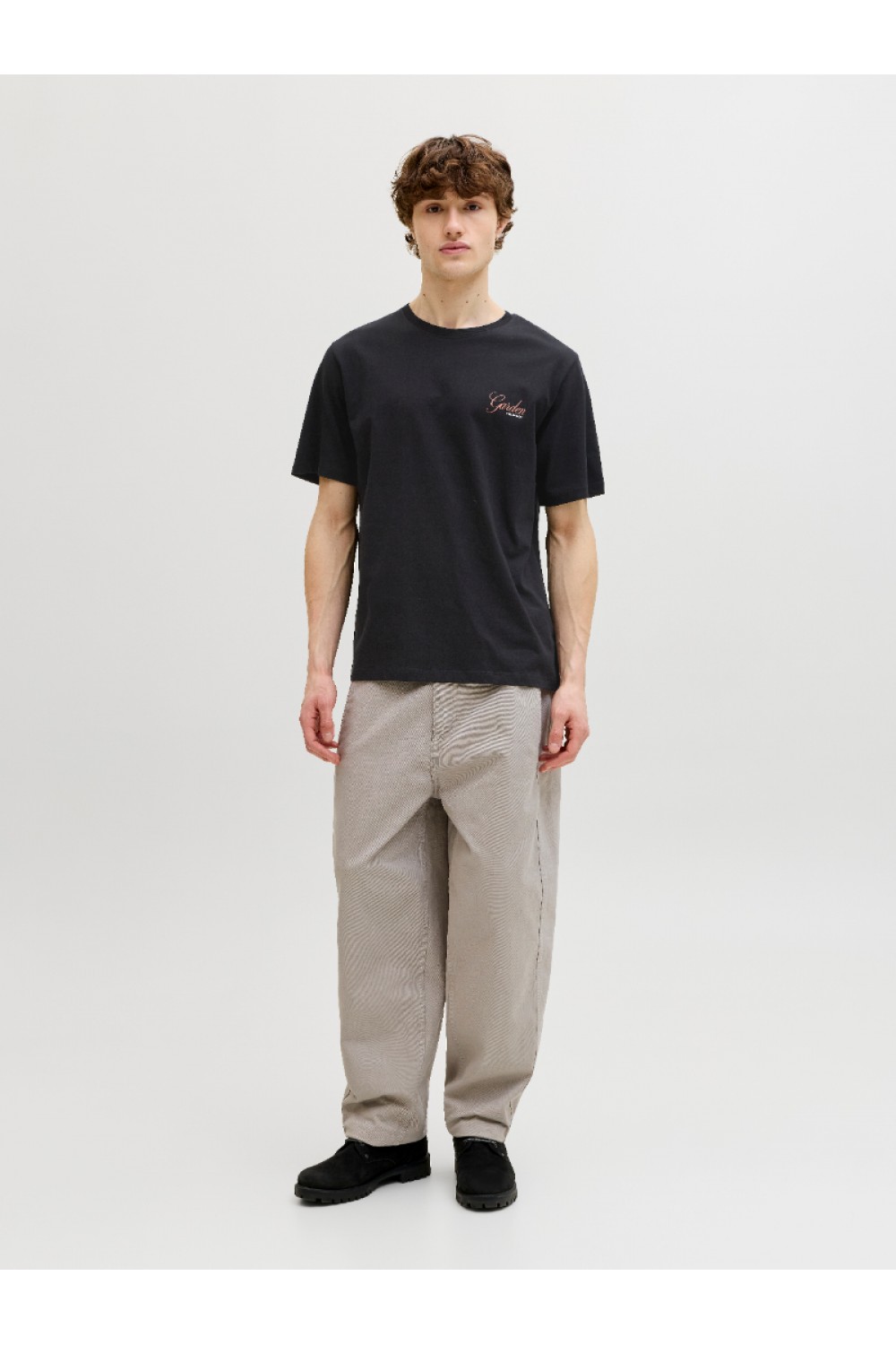 JACK & JONES BALI TEE SS CREW NECK BLACK 12288091