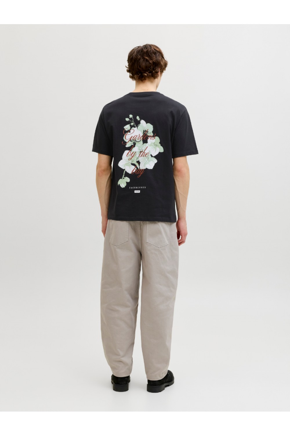 JACK & JONES BALI TEE SS CREW NECK BLACK 12288091