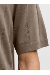 JACK & JONES WILLIAM STRUCTURE KNIT POLO SS SN MOREL 12291042