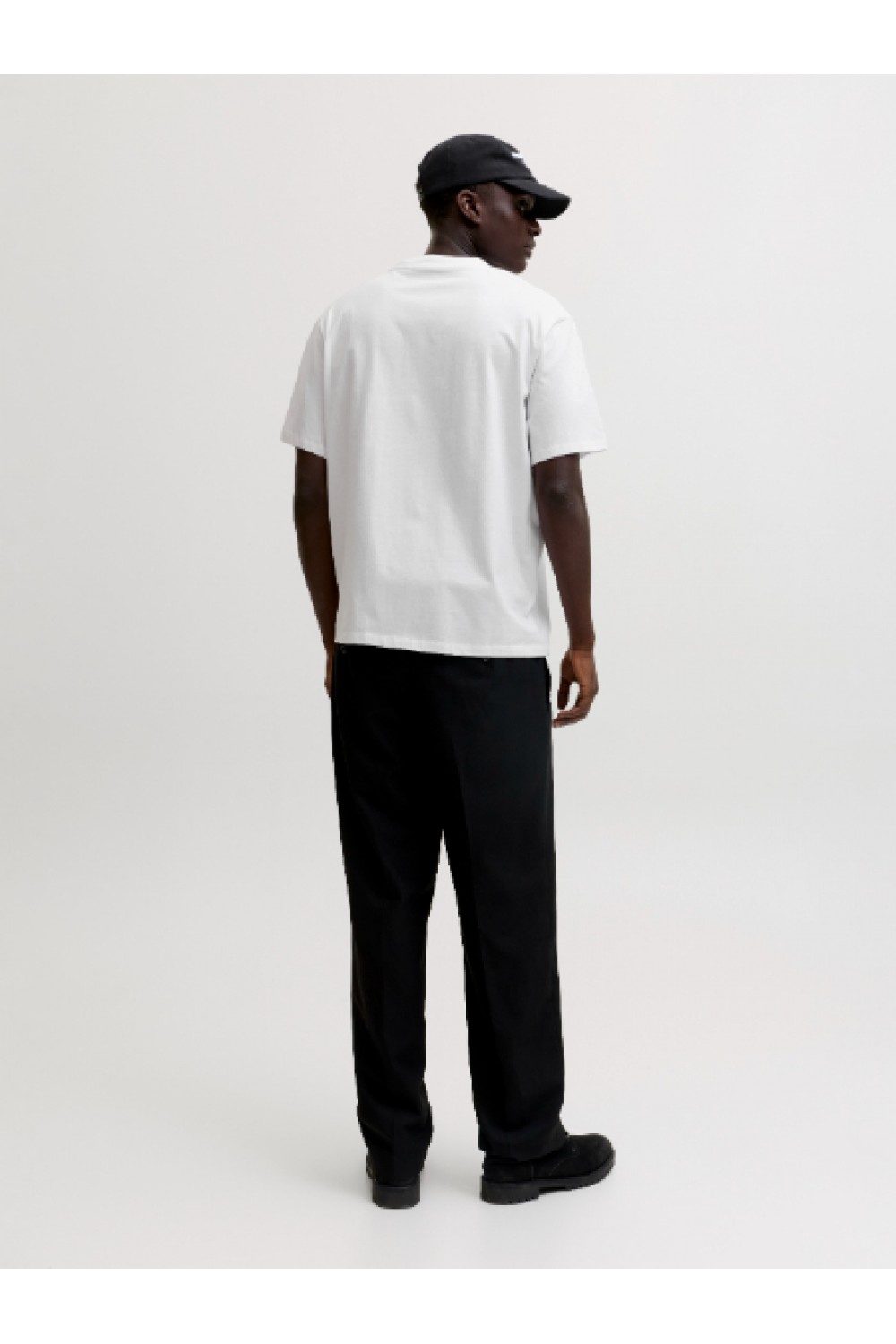 JACK & JONES CLUB BADGE TEE SS CREW NECK BRIGHT WHITE 12295036