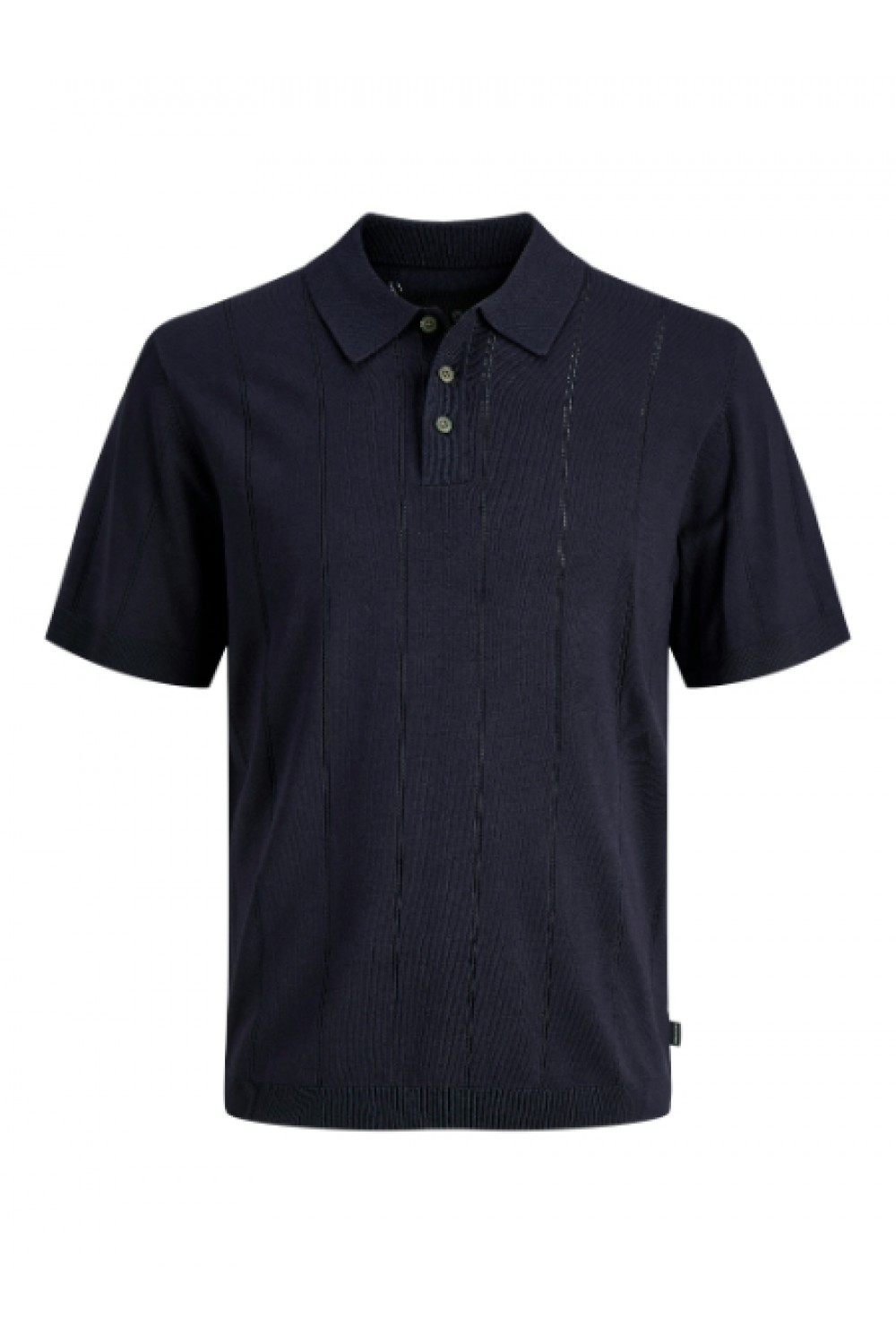JACK & JONES WILLIAM STRUCTURE KNIT POLO SS SN NIGHT SKY 12291042