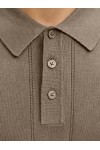JACK & JONES WILLIAM STRUCTURE KNIT POLO SS SN MOREL 12291042