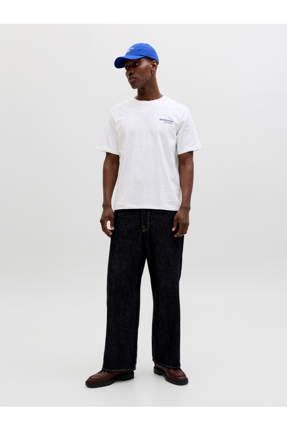 JACK & JONES BALI TEE SS CREW NECK BRIGHT WHITE 12288091