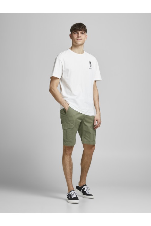 JACK & JONES JOE CARGO SHORTS AKM DUSTY OLIVE 12182555