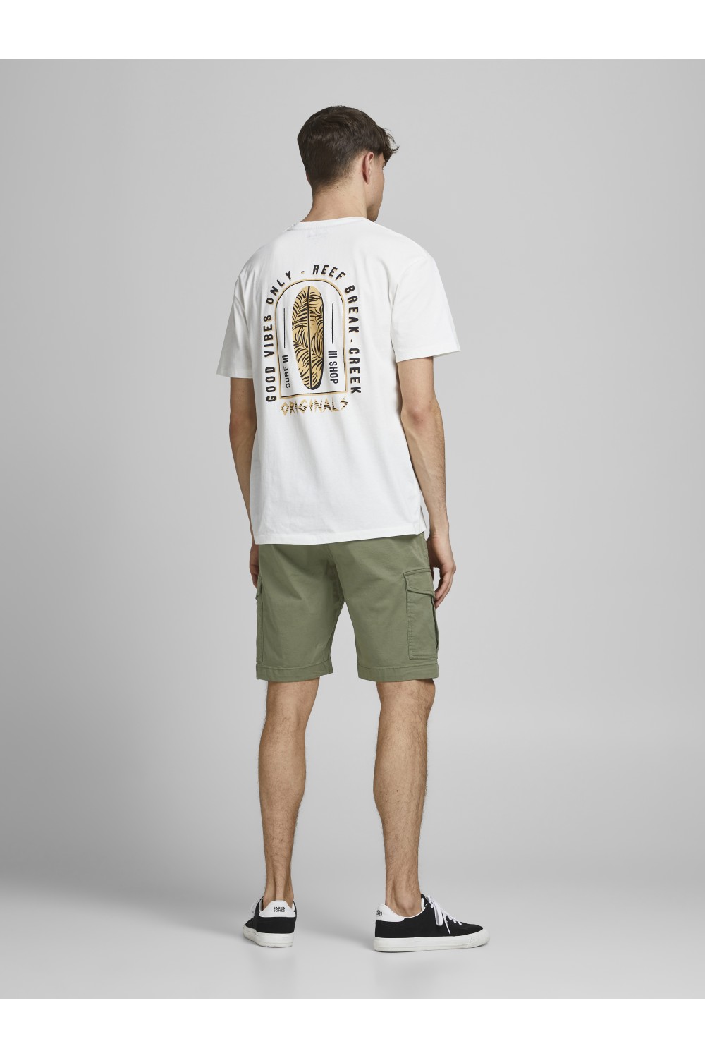 JACK & JONES JOE CARGO SHORTS AKM DUSTY OLIVE 12182555