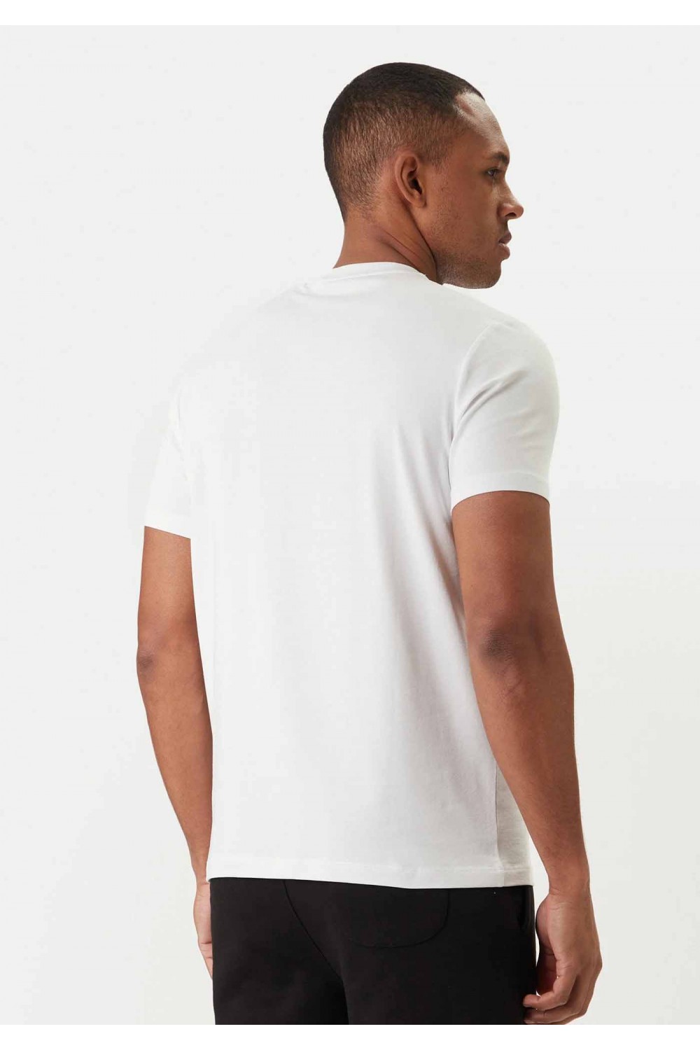 KARL LAGERFELD CREWNECK T-SHIRT LOGO WHITE 755780-500235-10