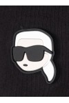 KARL LAGERFELD CREWNECK T-SHIRT LOGO BLACK 755710-500224-990
