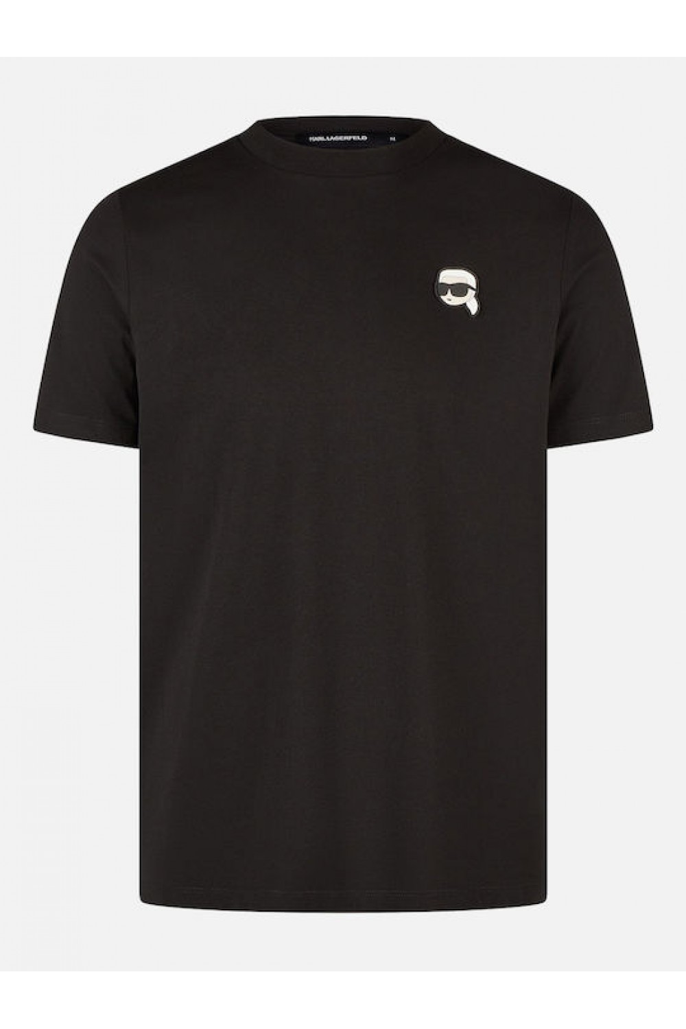 KARL LAGERFELD CREWNECK T-SHIRT LOGO BLACK 755710-500224-990