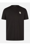 KARL LAGERFELD CREWNECK T-SHIRT LOGO BLACK 755710-500224-990