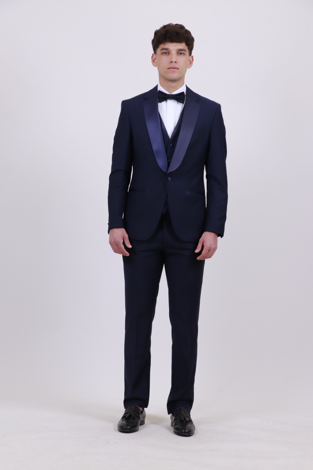 SUIT MEN SLIM FIT WITH VEST NAVY BLUE 7TK1197KC32