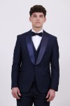 SUIT MEN SLIM FIT WITH VEST NAVY BLUE 7TK1197KC32