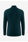MEXX SWEATER KNITTED HALF ZIP PATCHWORK DEEP GREEN MF006604353M-194906 