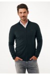 MEXX KNITTED SWEATER HERMON FULL ZIP DEEP GREEN MF006604453M-194906