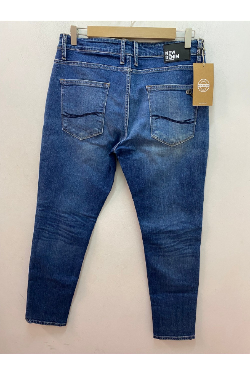 NEW DENIM DENIM PANTS BLUE 11599