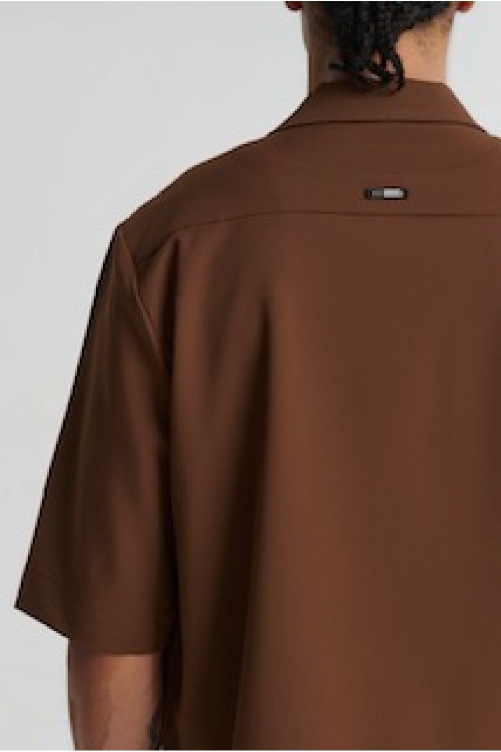 P/COC SET OVERSHIRT & PANTS BROWN P-2201