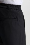 P/COC SET OVERSHIRT & PANTS BLACK P-2219