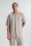 P/COC SET OVERSHIRT & PANTS BEIGE P-2214