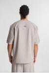 P/COC SET OVERSHIRT & PANTS BEIGE P-2214